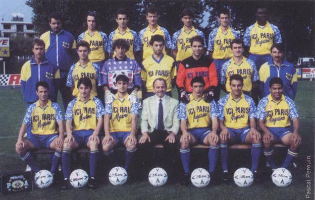 Equipe de 1993-1994 qui a rencontr l'OM, champion d'Europe
